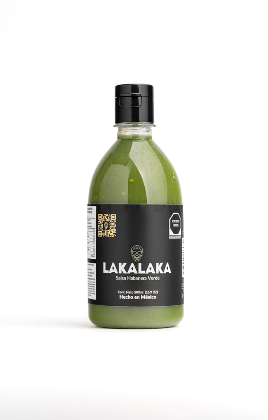 Salsa Habanero Verde 500ml LAKALAKA